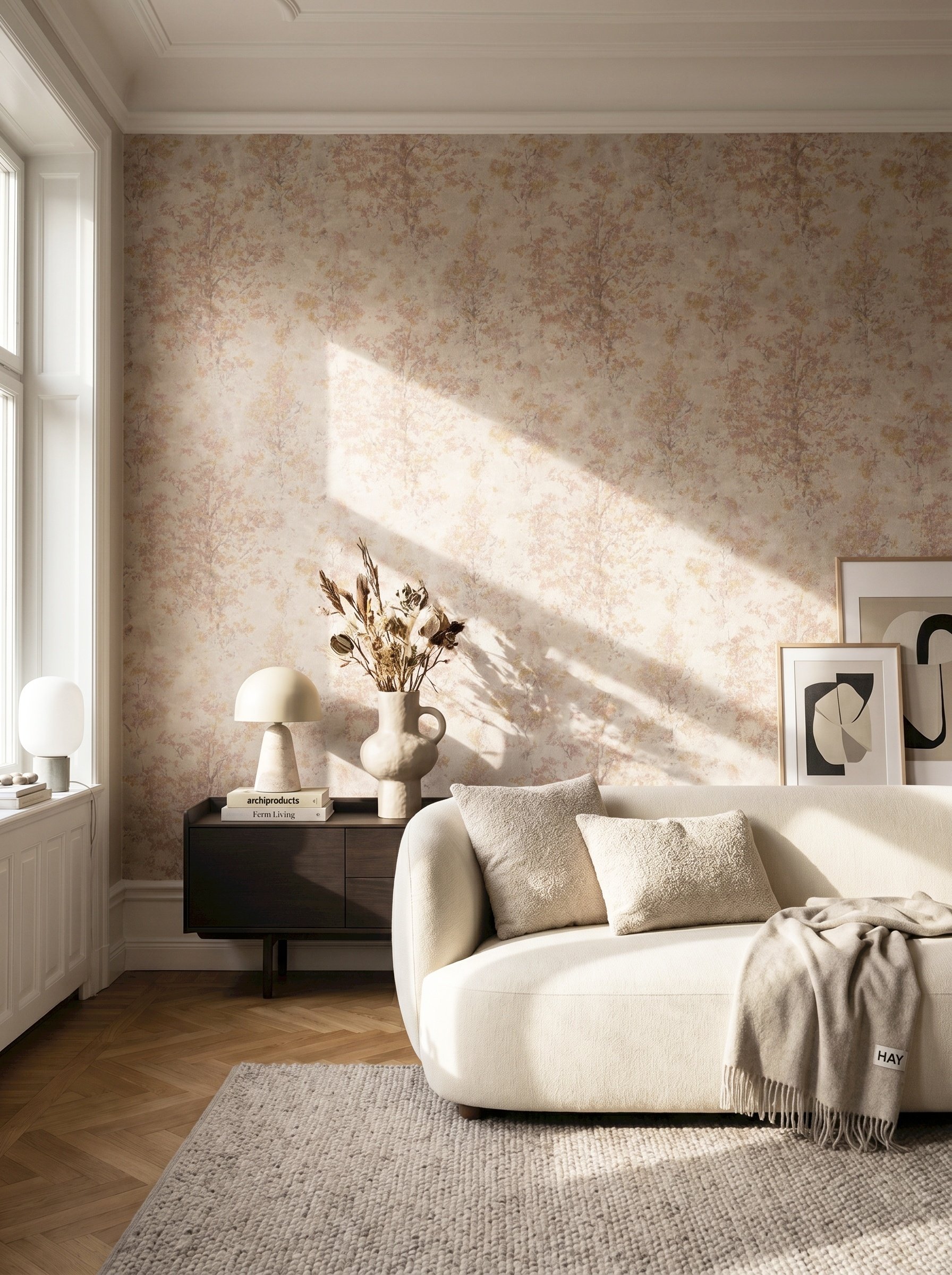 Jelmira Beige Grau