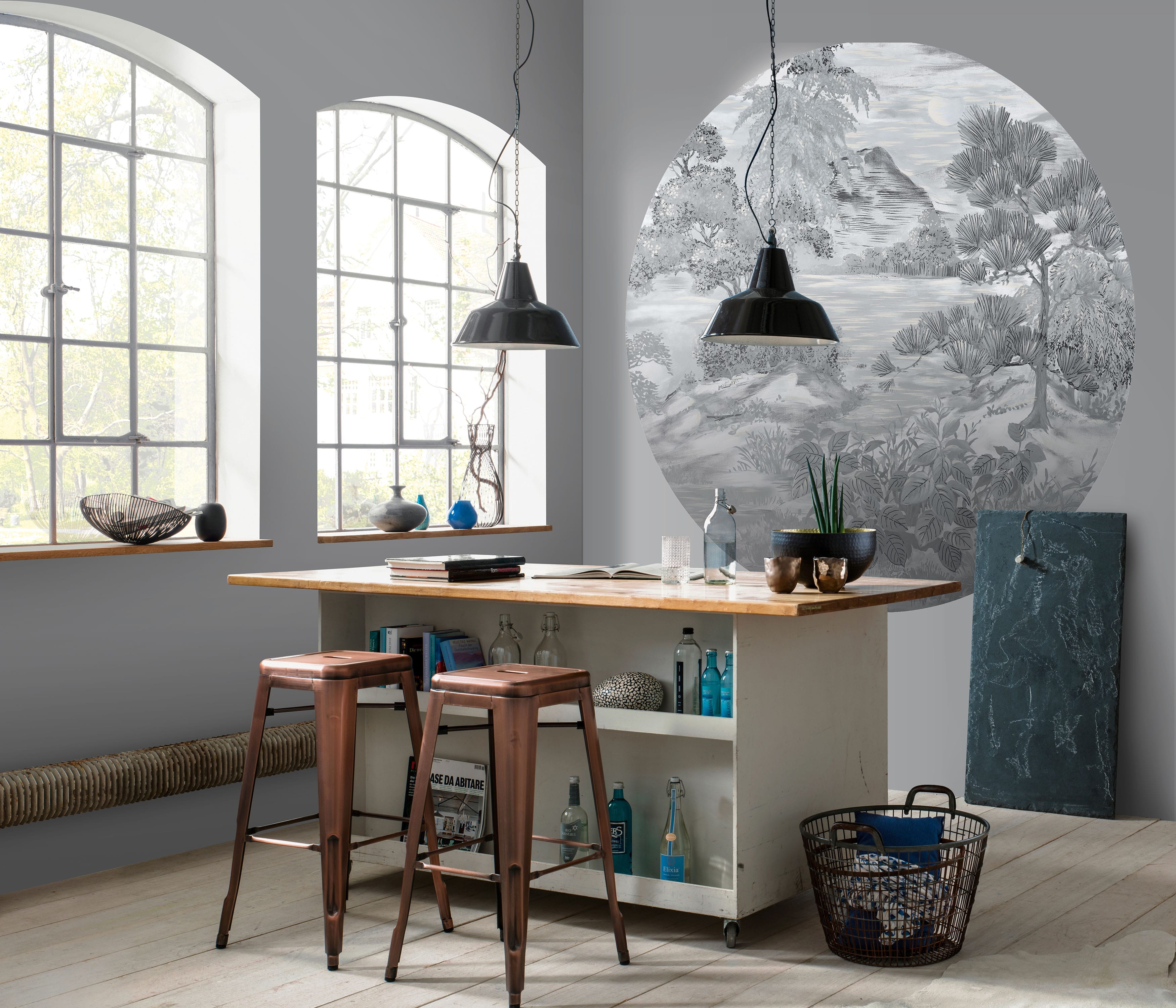 Circle Jungle Grey