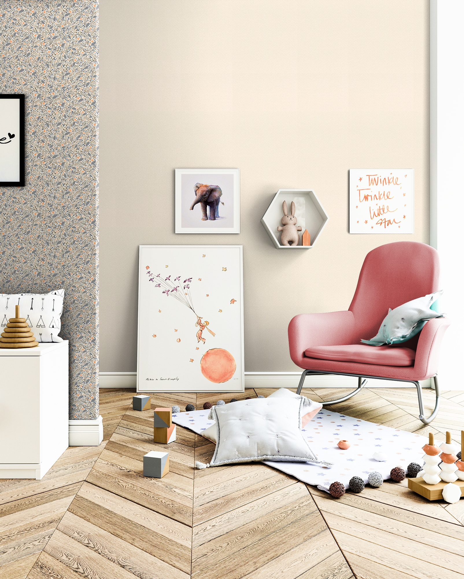 Naima Punkte Beige