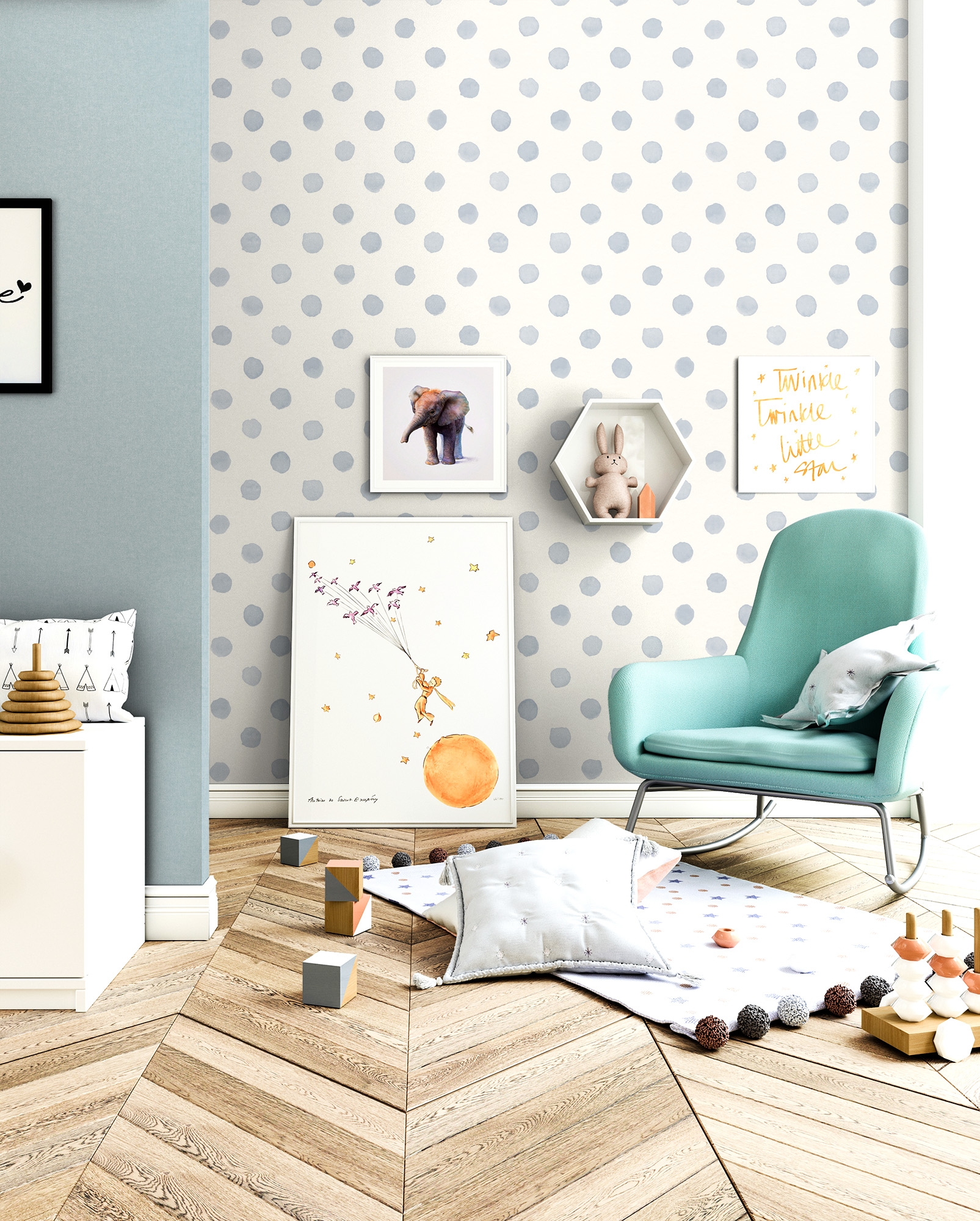 Big Dots Blue