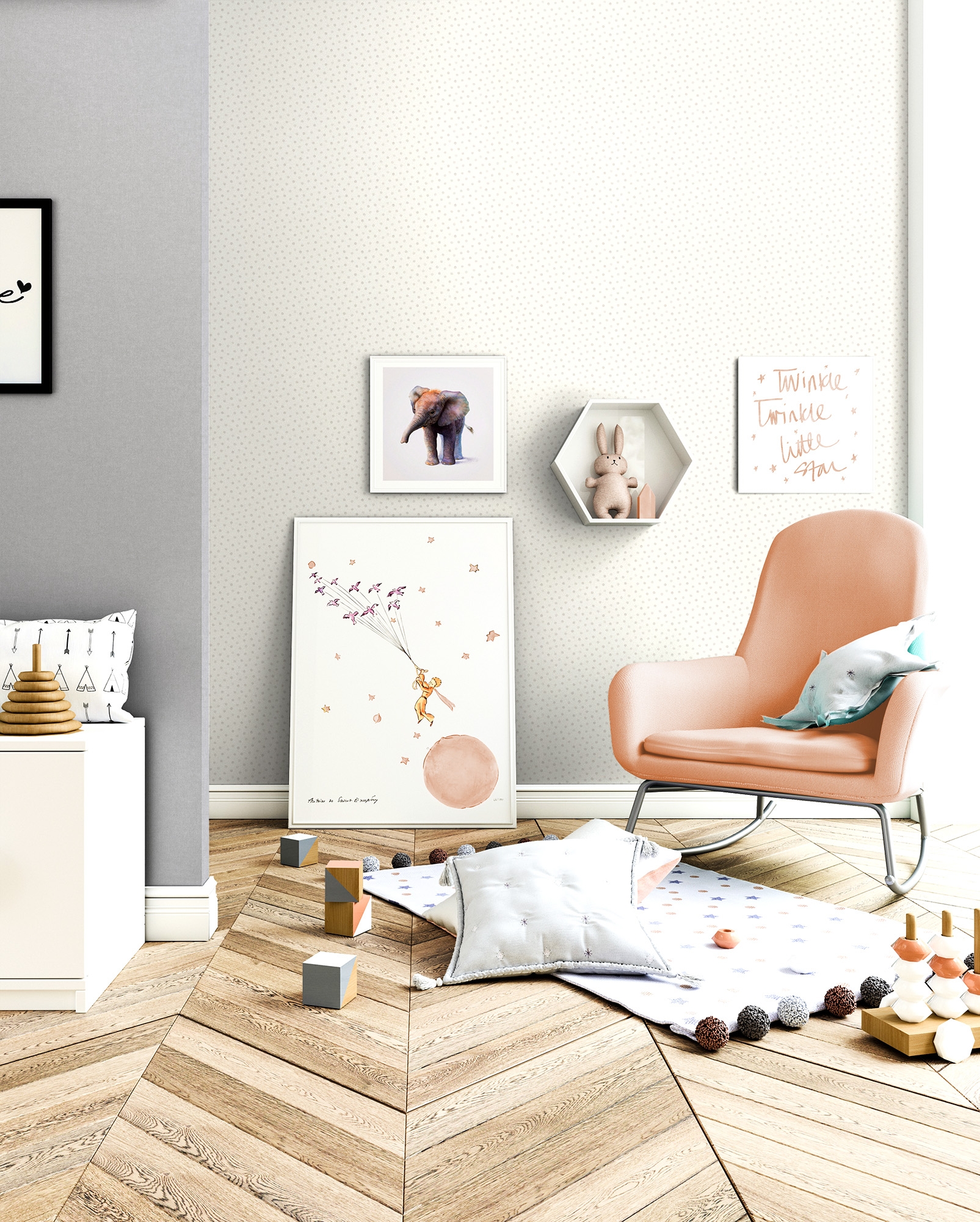 Little Dots Grey