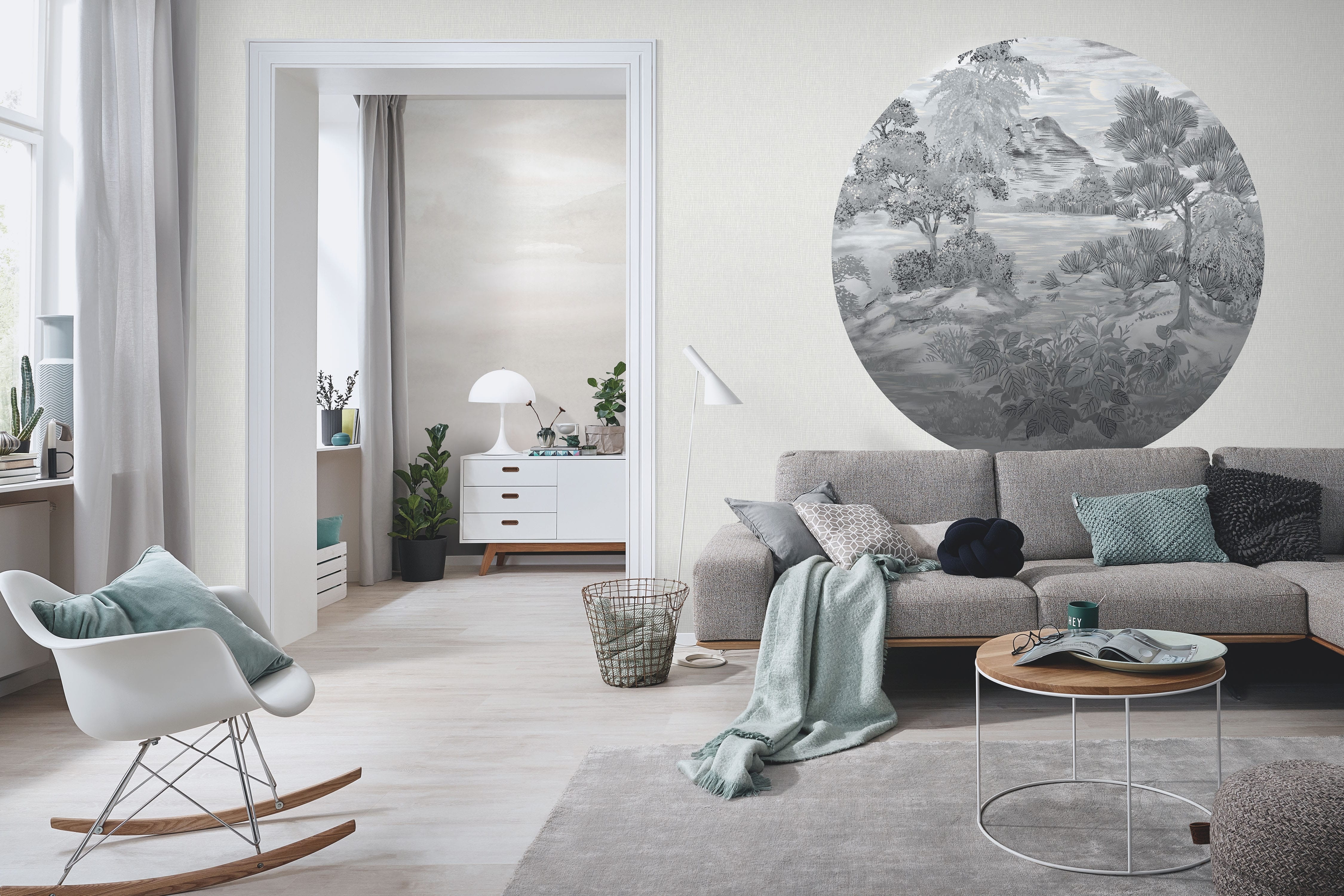 Circle Jungle Grey