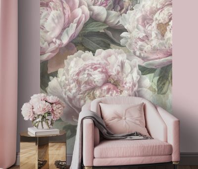Papier peint fleuri